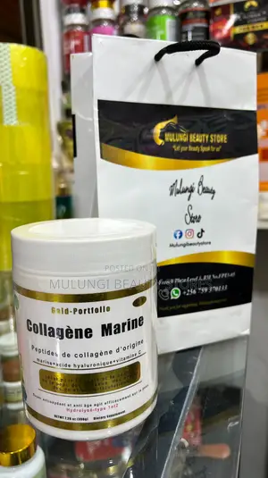 Gold-Portfolio USA Marine Collagen Peptide Vitamin C + Hyaluroni Acid