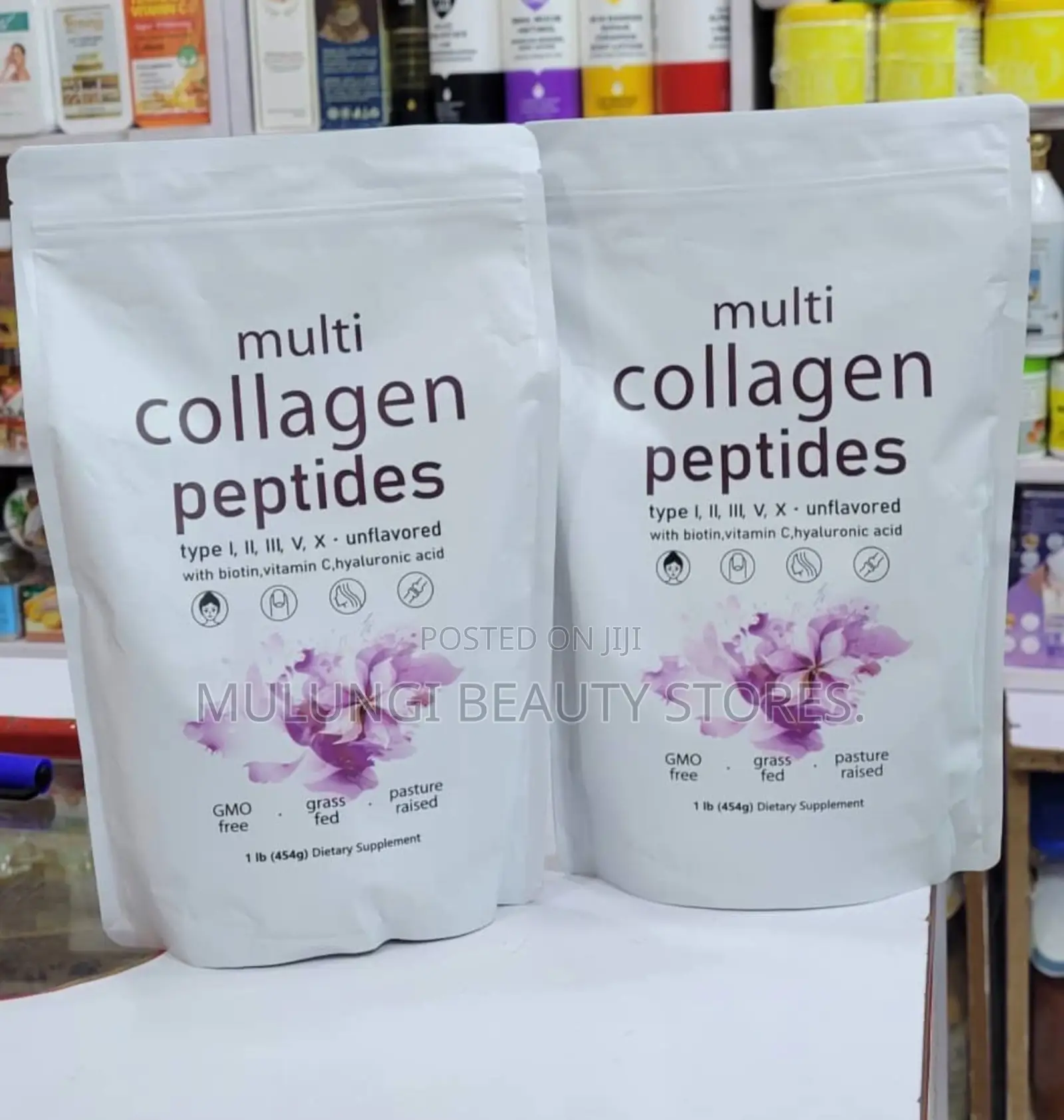 Micro Ingredients Multi Collagen Peptides Powder, I, II, III, V, & X.