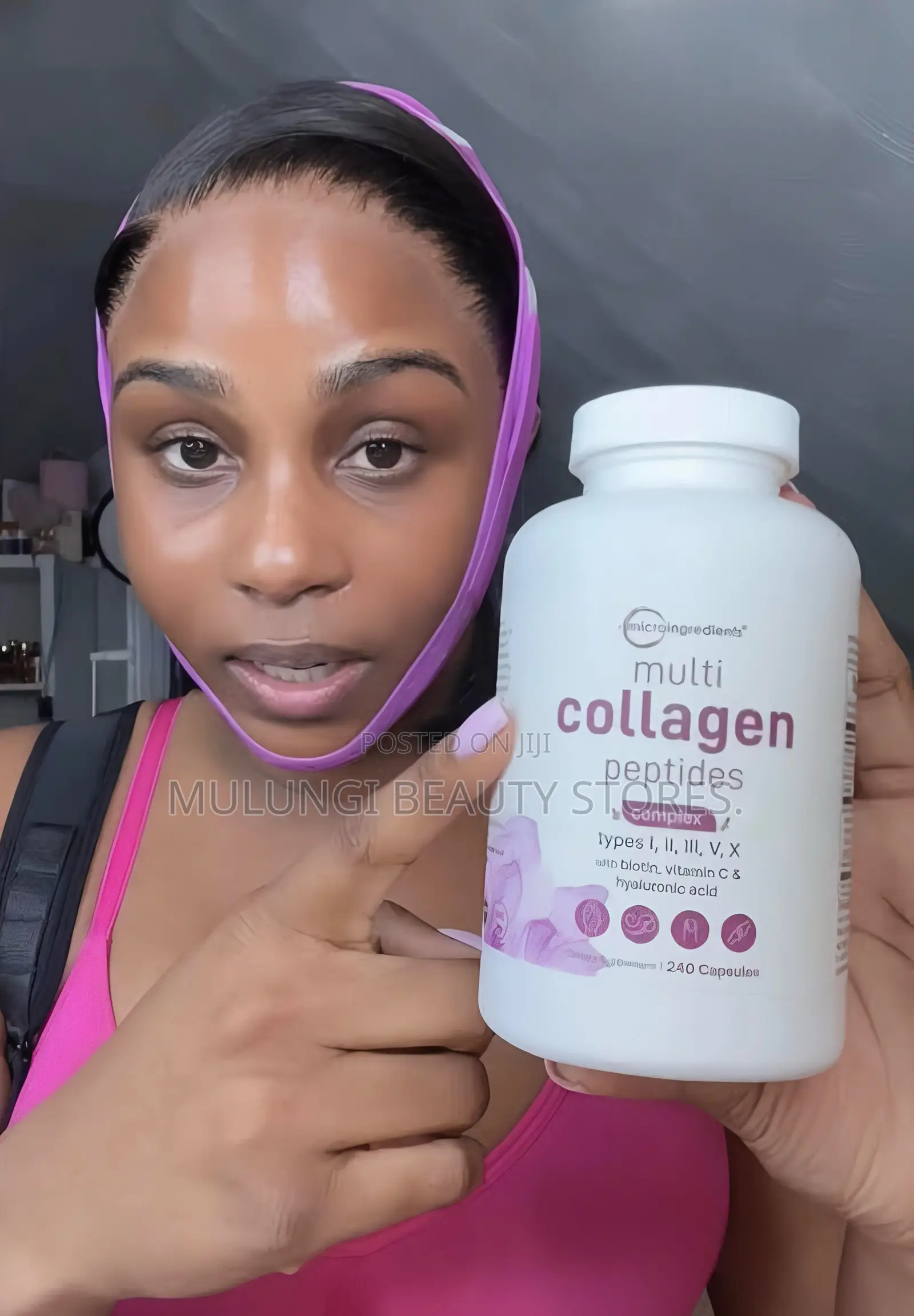 Micro Ingredients Multi Collagen Peptides Complex (240 Capsules).