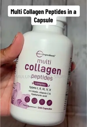 Micro Ingredients Multi Collagen Peptides Complex (240 Capsules).