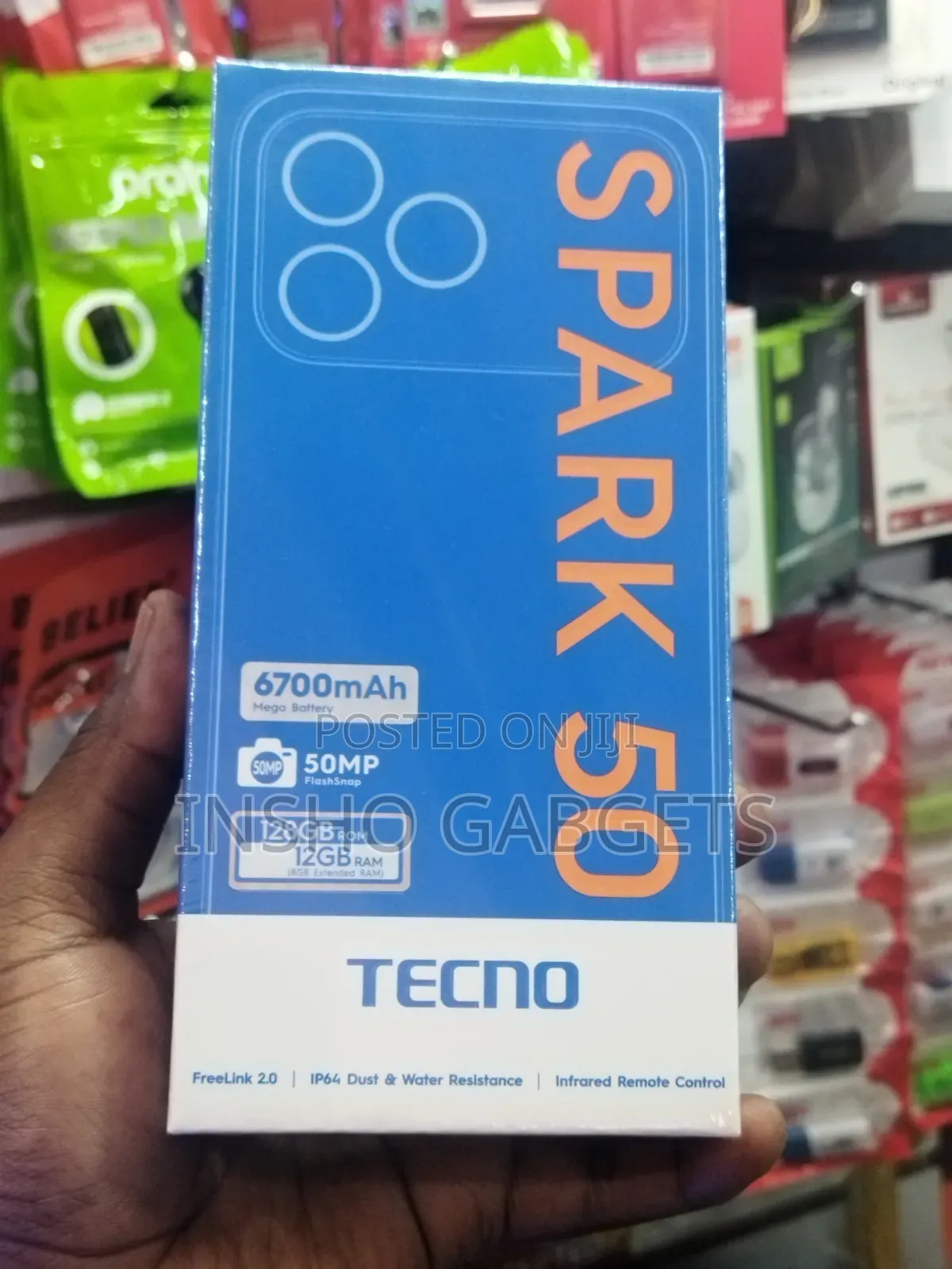 New Tecno Spark 50 128 GB Black