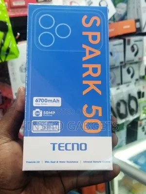 New Tecno Spark 50 128 GB Black