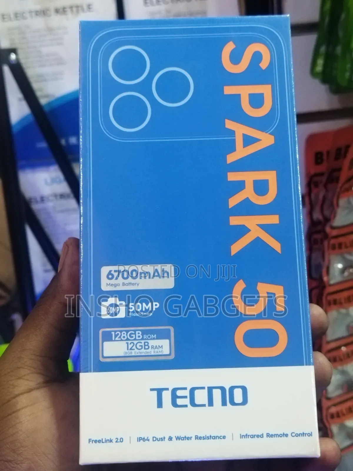 New Tecno Spark 50 128 GB Black