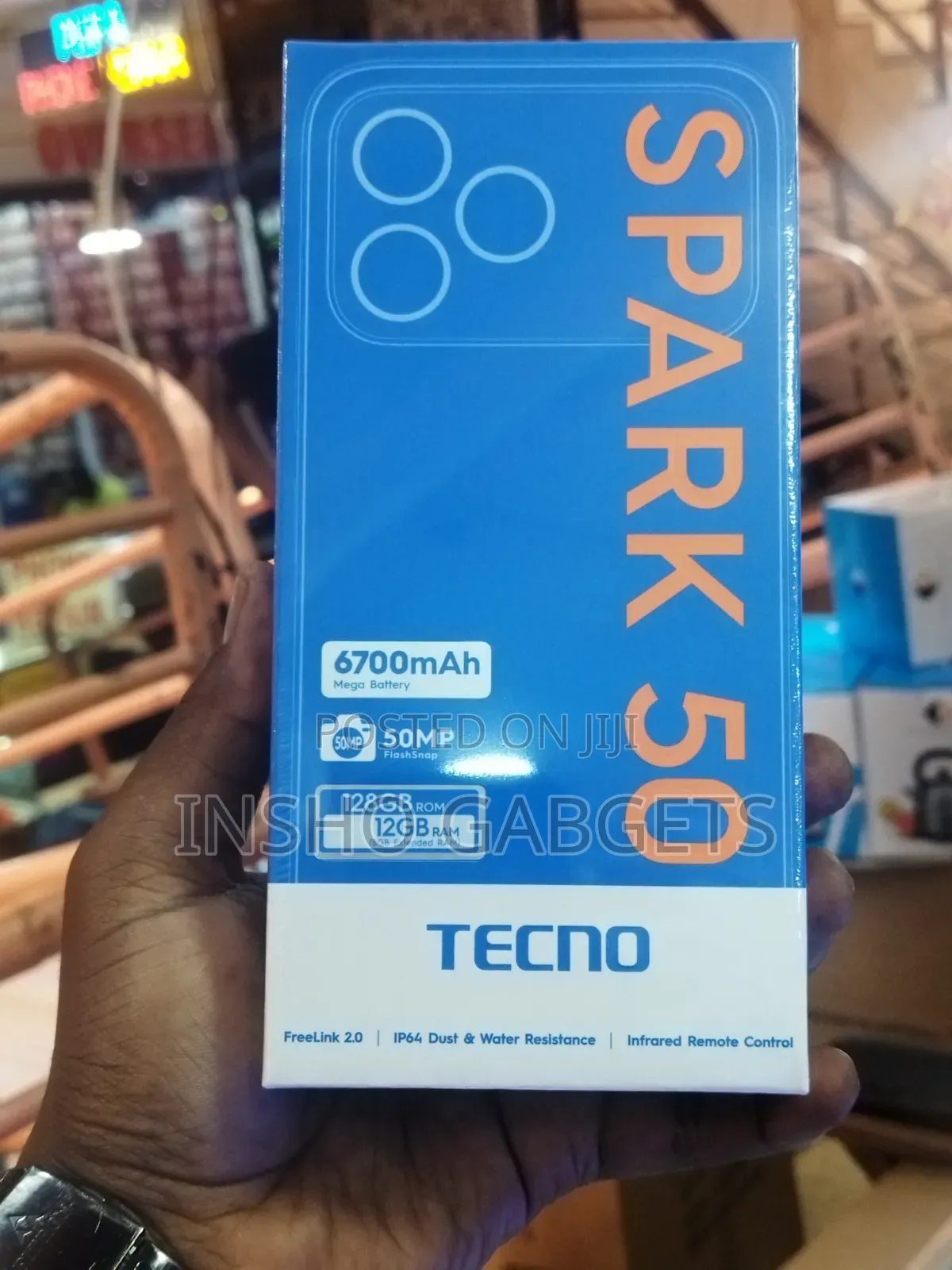 New Tecno Spark 50 128 GB Blue