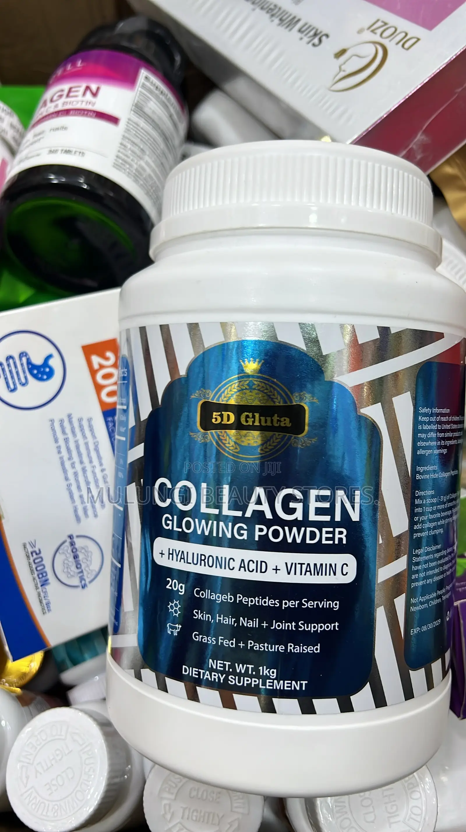 Gluta Master Dietary Supplement Powders,1kg Glutathione,collagen+Vit C