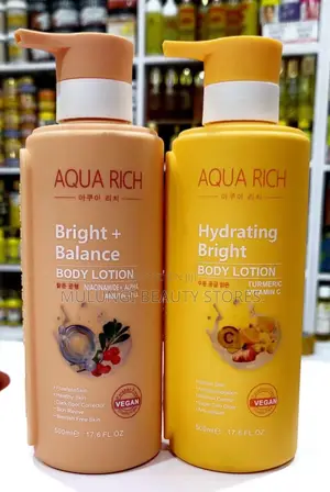 Aqua Rich Bright Balance Body Lotion With Niacinamide, Alpha Arbutin