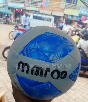 Grey and Blue Molten Soccer Ball