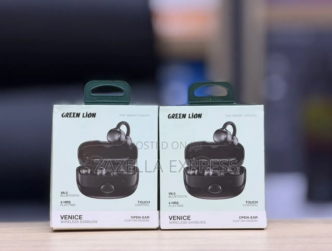 Green Lion Venice Wireless Earbuds, Clip on True Wireless Bluetooth