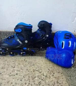 Adjustable Inline Roller Skate Combo Set