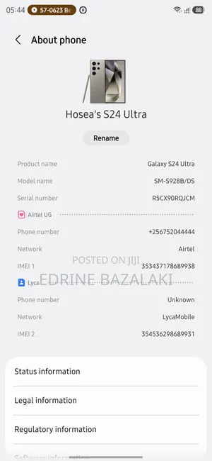 Samsung Galaxy S24 Ultra 256 GB