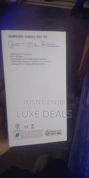 New Samsung Galaxy A07 5G 128 GB Black