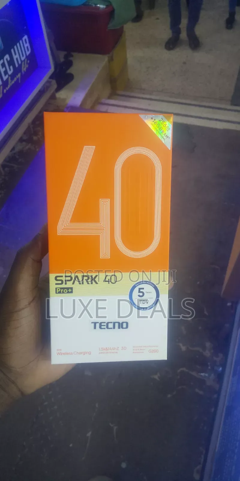 New Tecno Spark 40 Pro+ 256 GB Silver