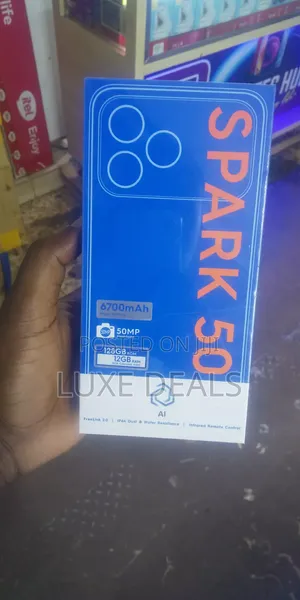 New Tecno Spark 50 128 GB Black