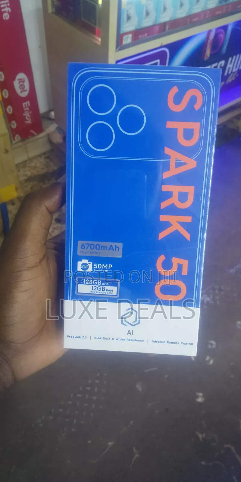 New Tecno Spark 50 128 GB Black