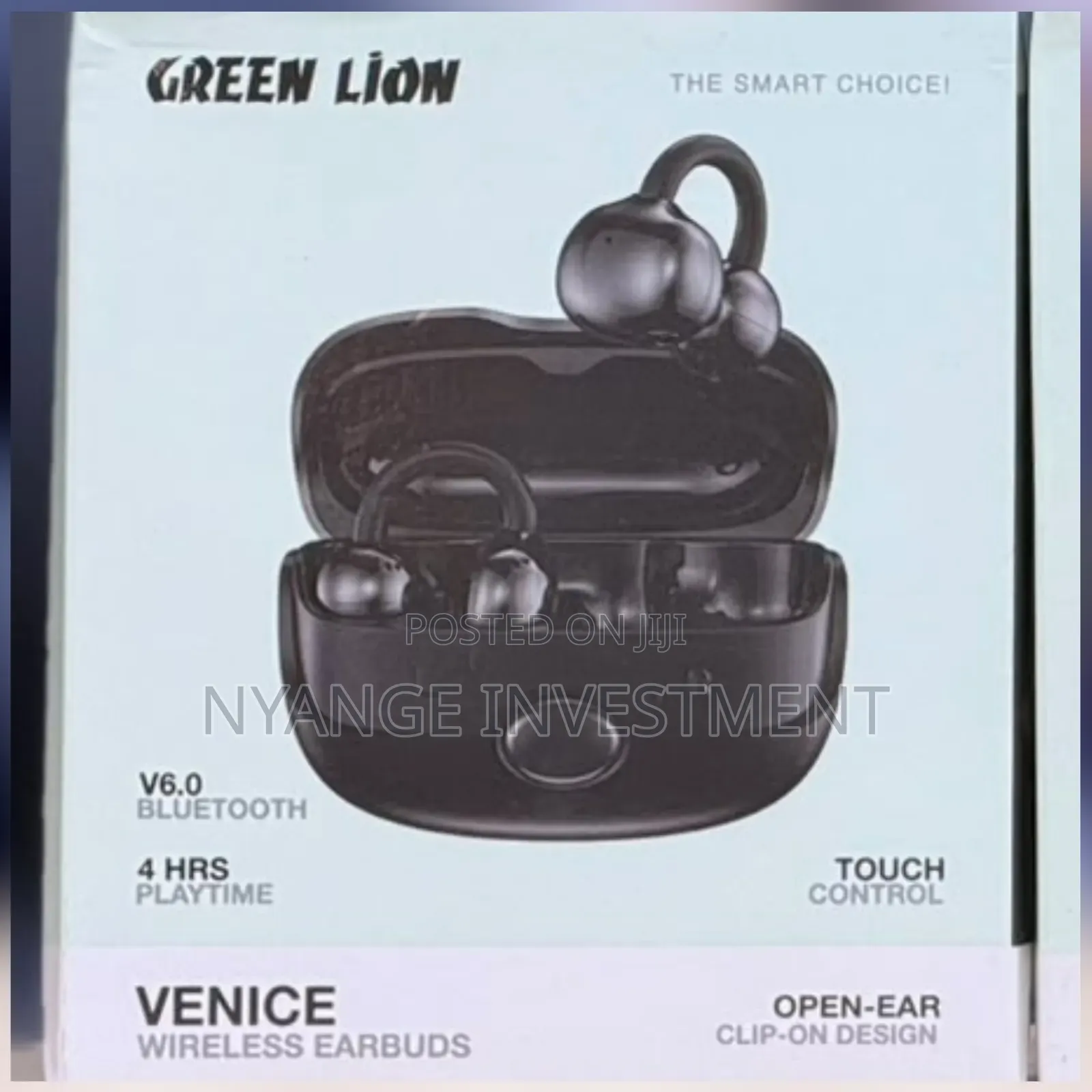 Green Lion Venice Wireless Earbuds, Clip on True Wireless Bluetooth