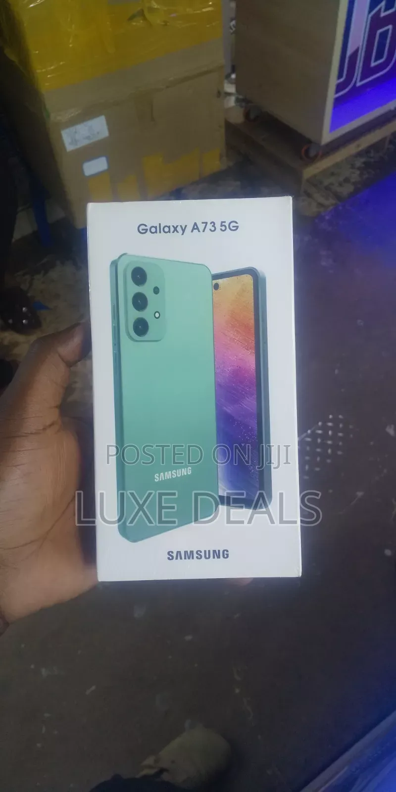 New Samsung Galaxy A73 5G 256 GB Green