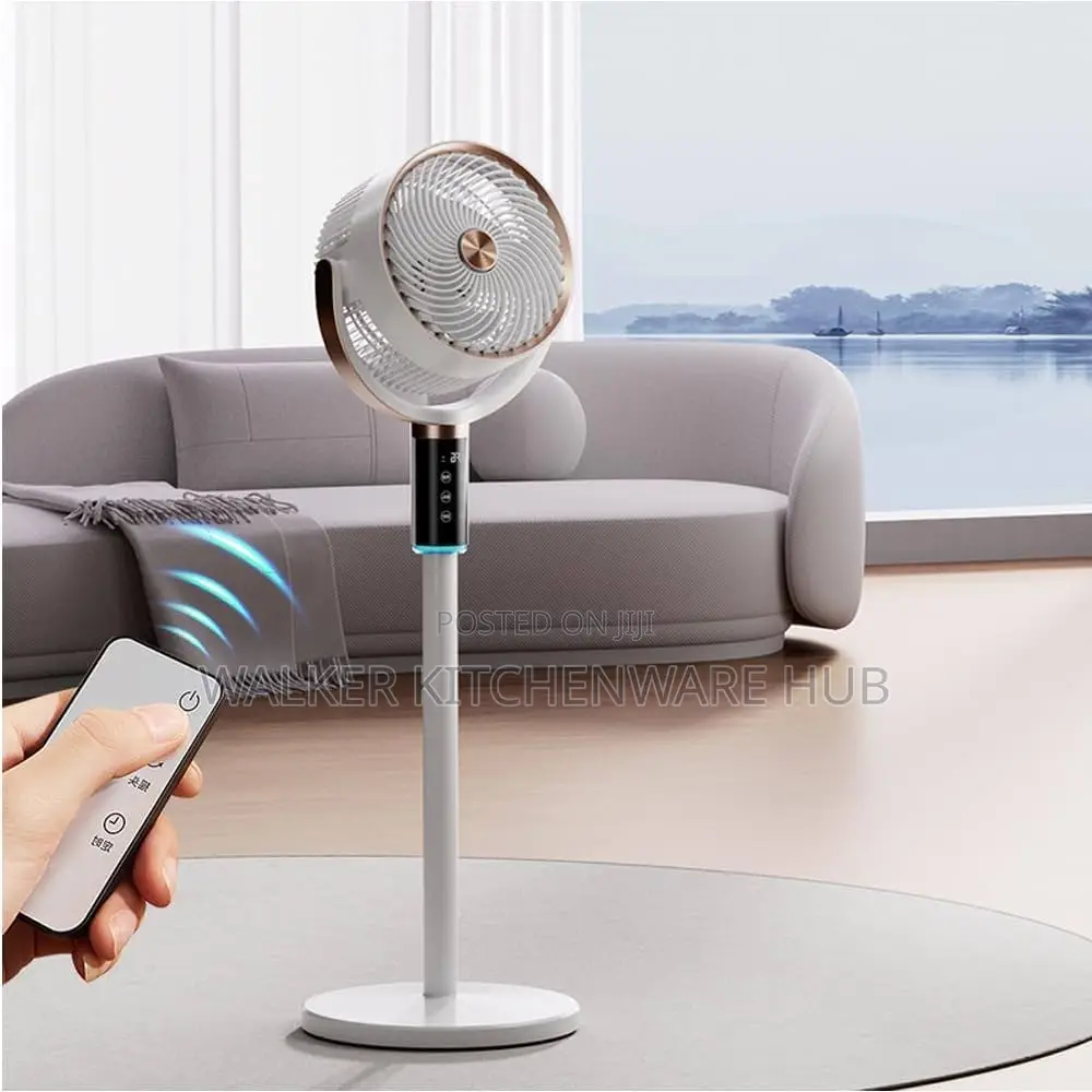 3D Oscillation 360 Pedestal Fan With Remote 