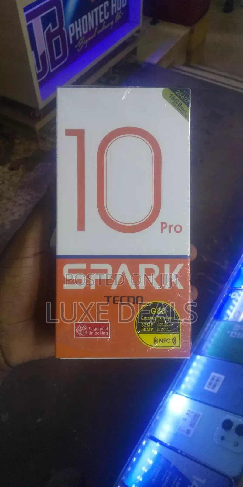 New Tecno Spark 10 Pro 256 GB Black