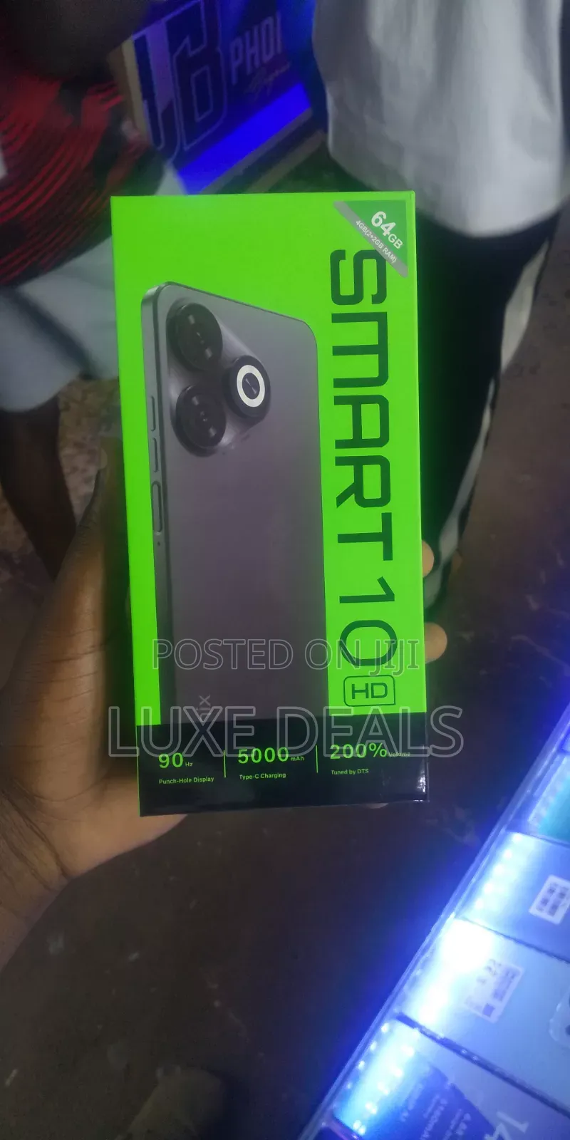 New Infinix Smart 10 HD 64 GB Black