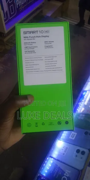 New Infinix Smart 10 HD 64 GB Black
