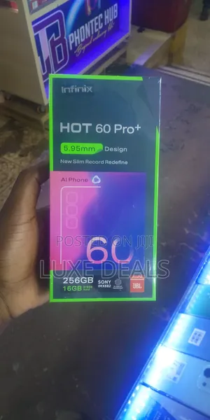 New Infinix Hot 60 Pro+ 256 GB Black