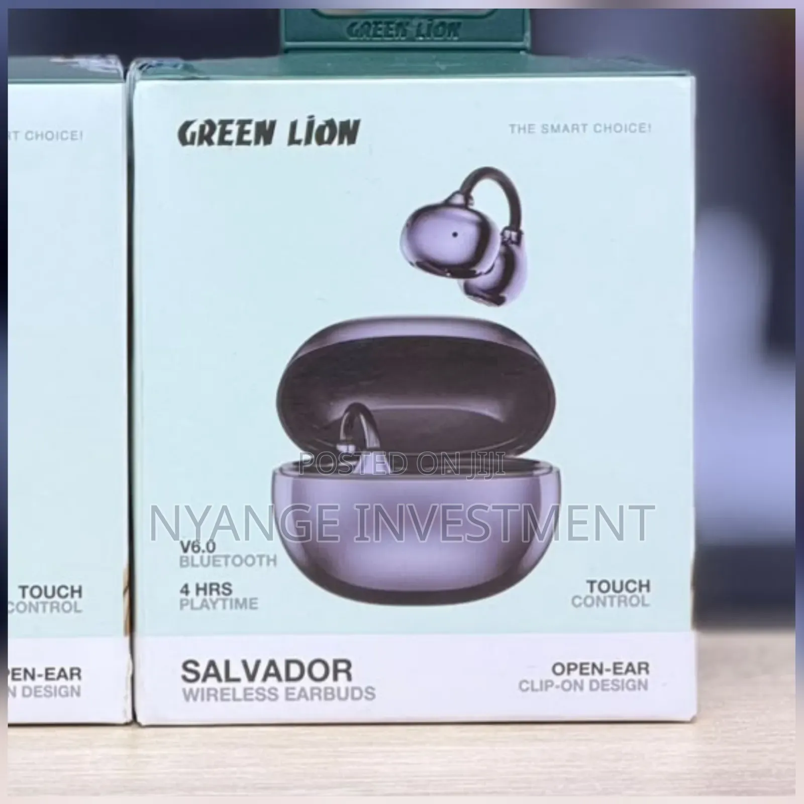 Green Lion Salvador Wireless Earbuds Clip On,