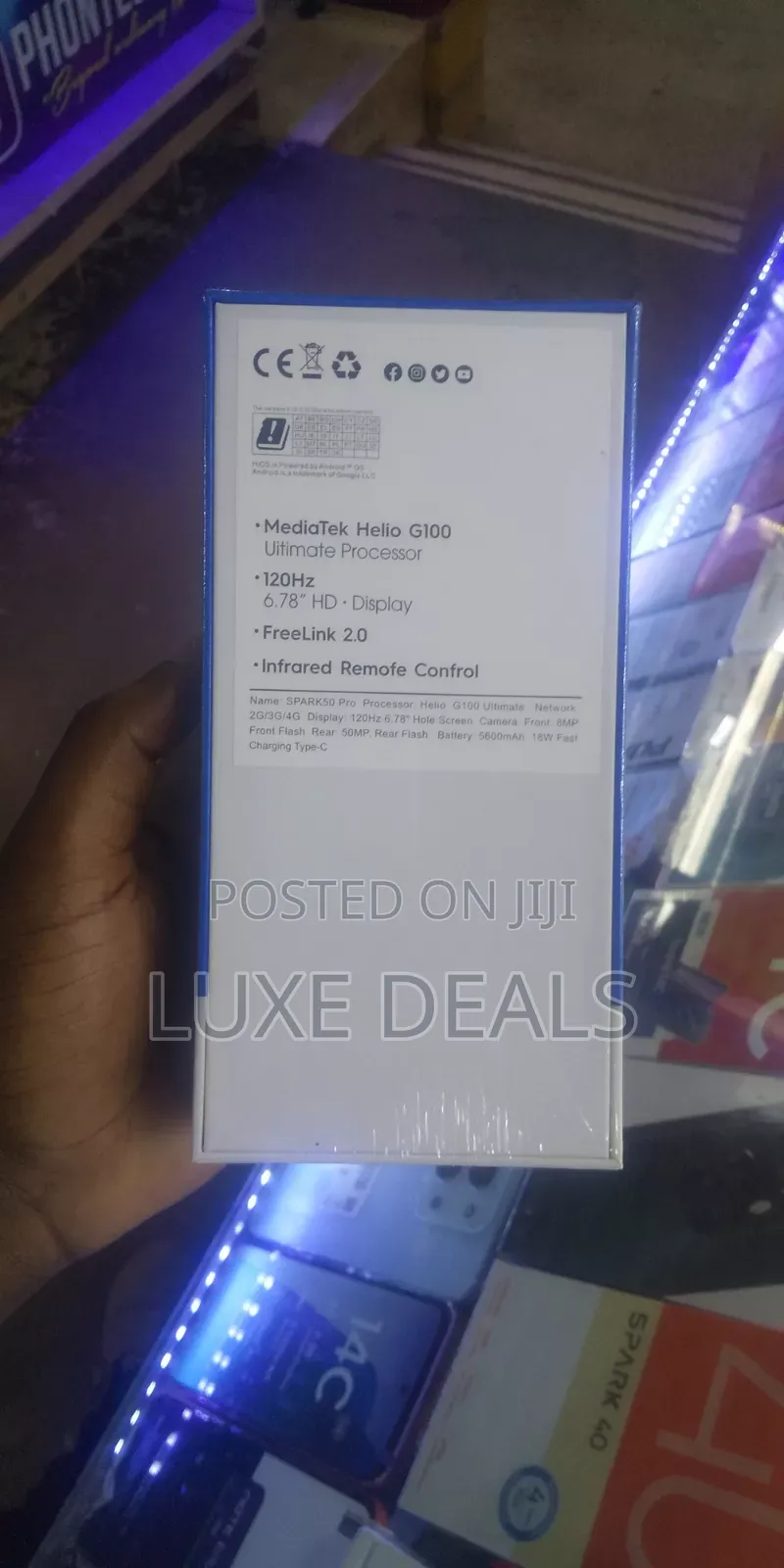 New Tecno Spark 50 Pro 256 GB Orange