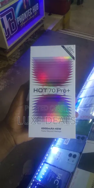 New Infinix Hot 70 Pro 5G+ 256 GB Gray