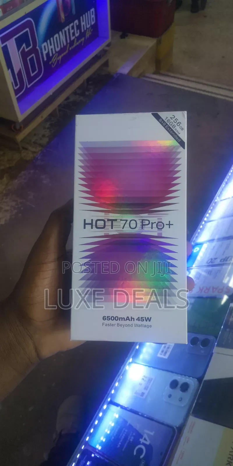 New Infinix Hot 70 Pro 5G+ 256 GB Gray