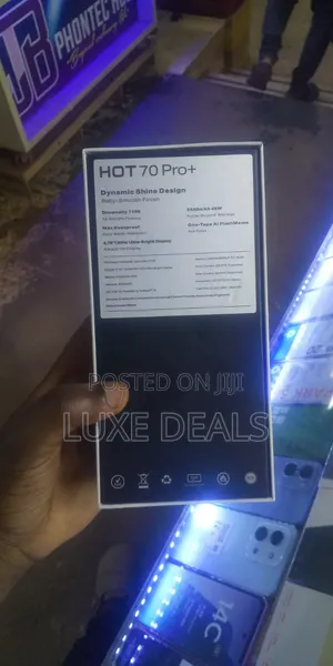New Infinix Hot 70 Pro 5G+ 256 GB Gray