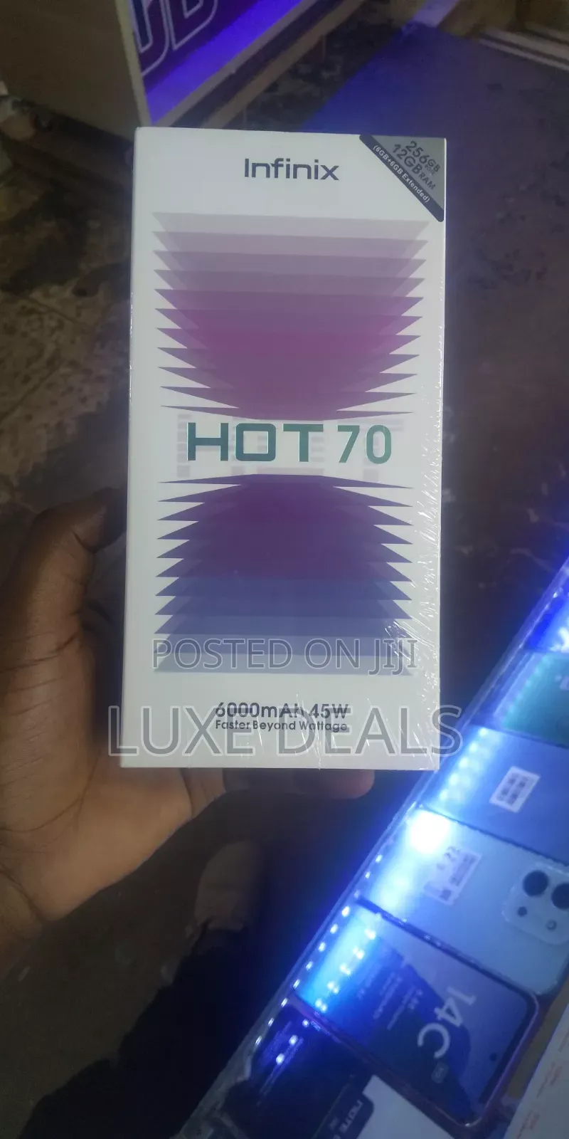 New Infinix Hot 70 256 GB Silver