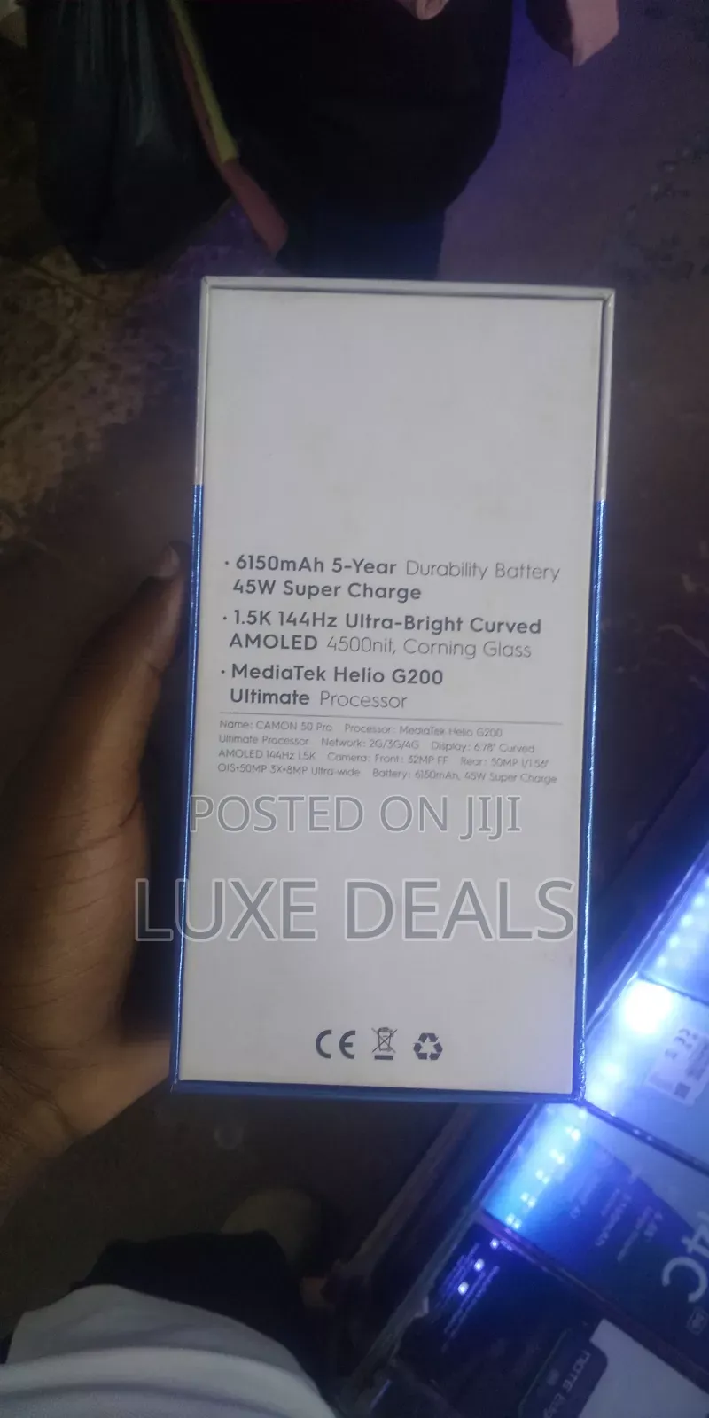 New Tecno Camon 50 Pro 256 GB Orange