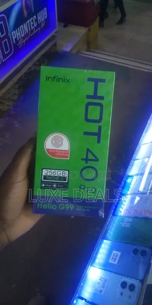 New Infinix Hot 40 Pro 256 GB Black