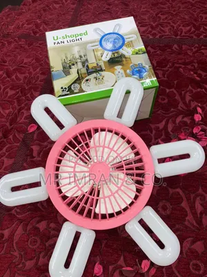 2-in-1 U-Shaped LED Fan Light