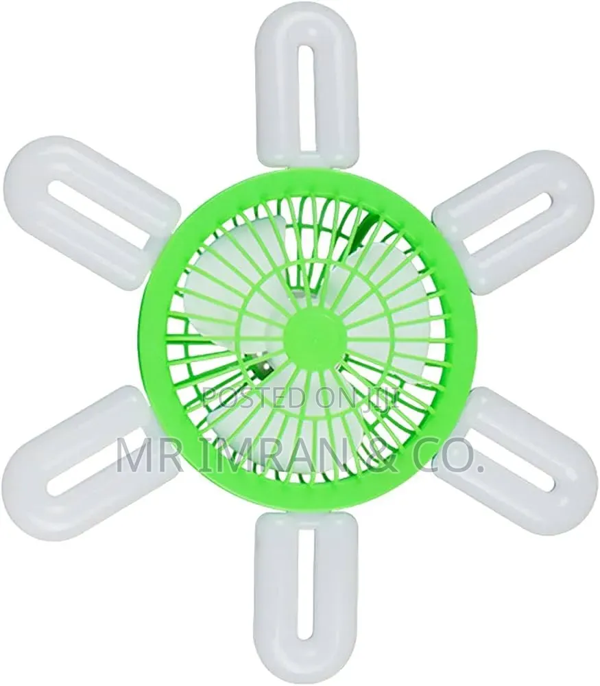 2-in-1 U-Shaped LED Fan Light
