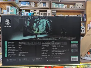Green Lion Phantom 32inch Curved Gaming Monitor With RGB Lights