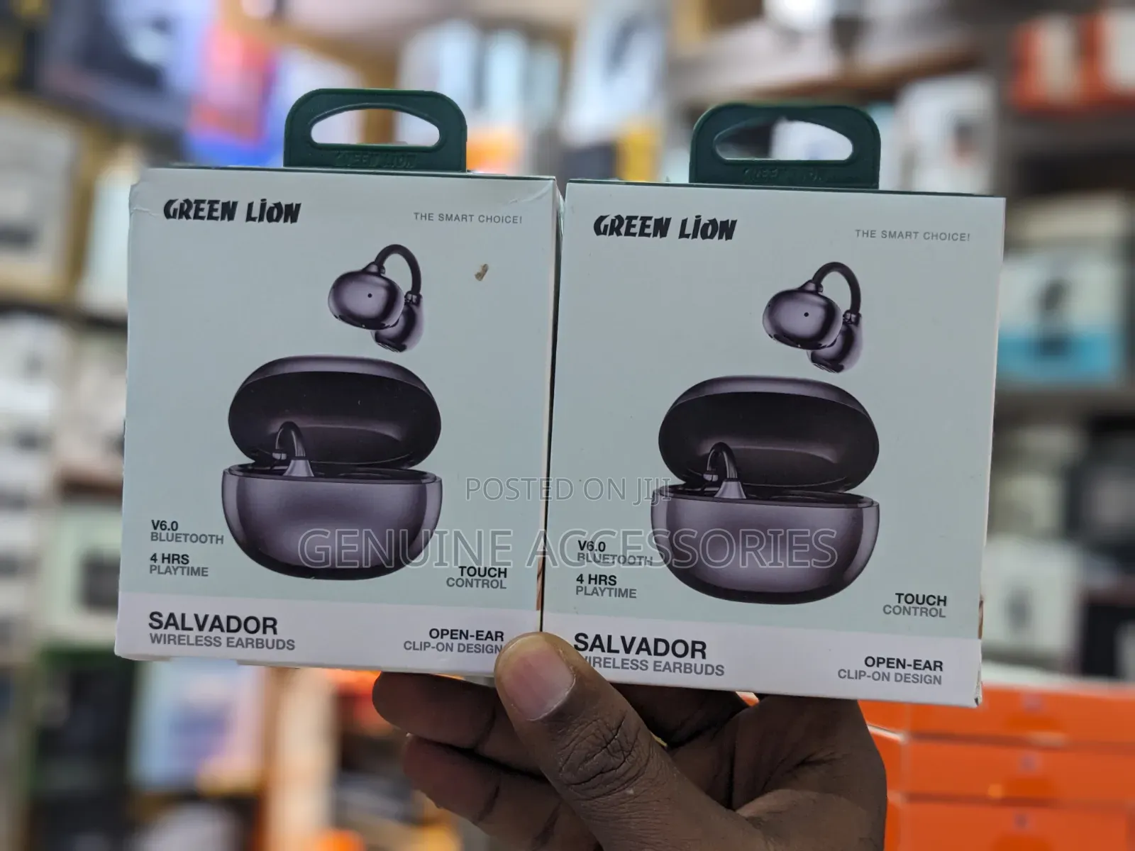 Green Lion Salvado Wireless Clip-on Earbuds