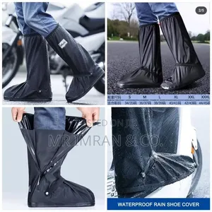Waterproof, High-Tube Rain Shoe Covers