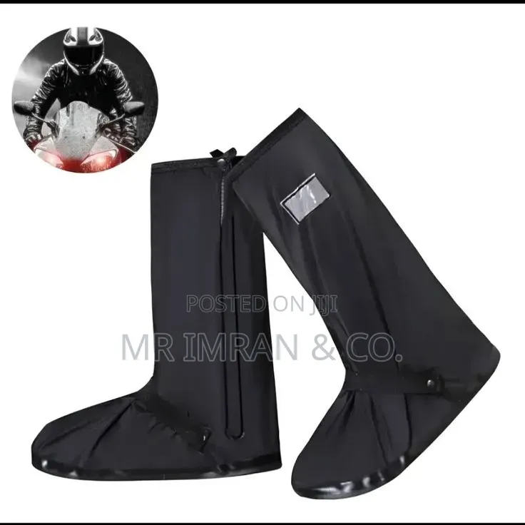 Waterproof, High-Tube Rain Shoe Covers
