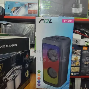 FQL Portable Dual-Driver Bluetooth Party Speaker With RGB Lights