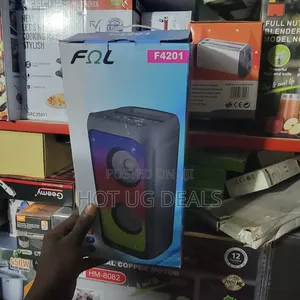 FQL Portable Dual-Driver Bluetooth Party Speaker With RGB Lights