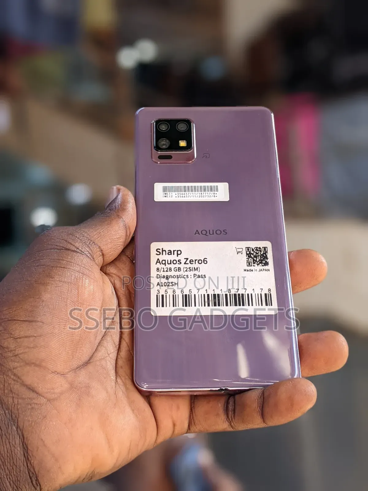 Sharp Aquos zero6 128 GB Purple