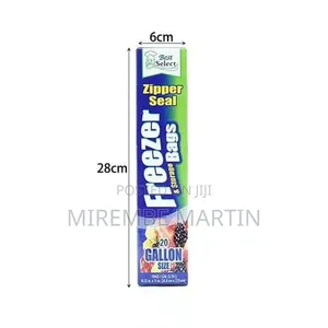 Zipper Seal Freezer & Storage Bags