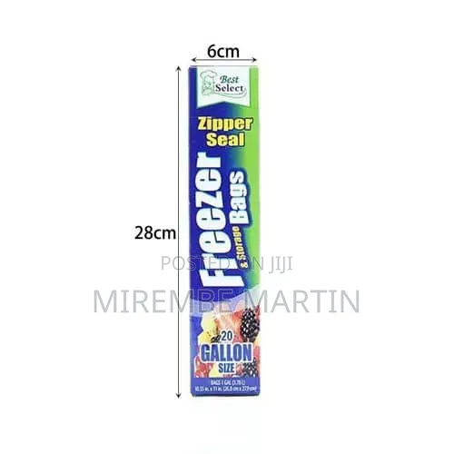 Zipper Seal Freezer & Storage Bags