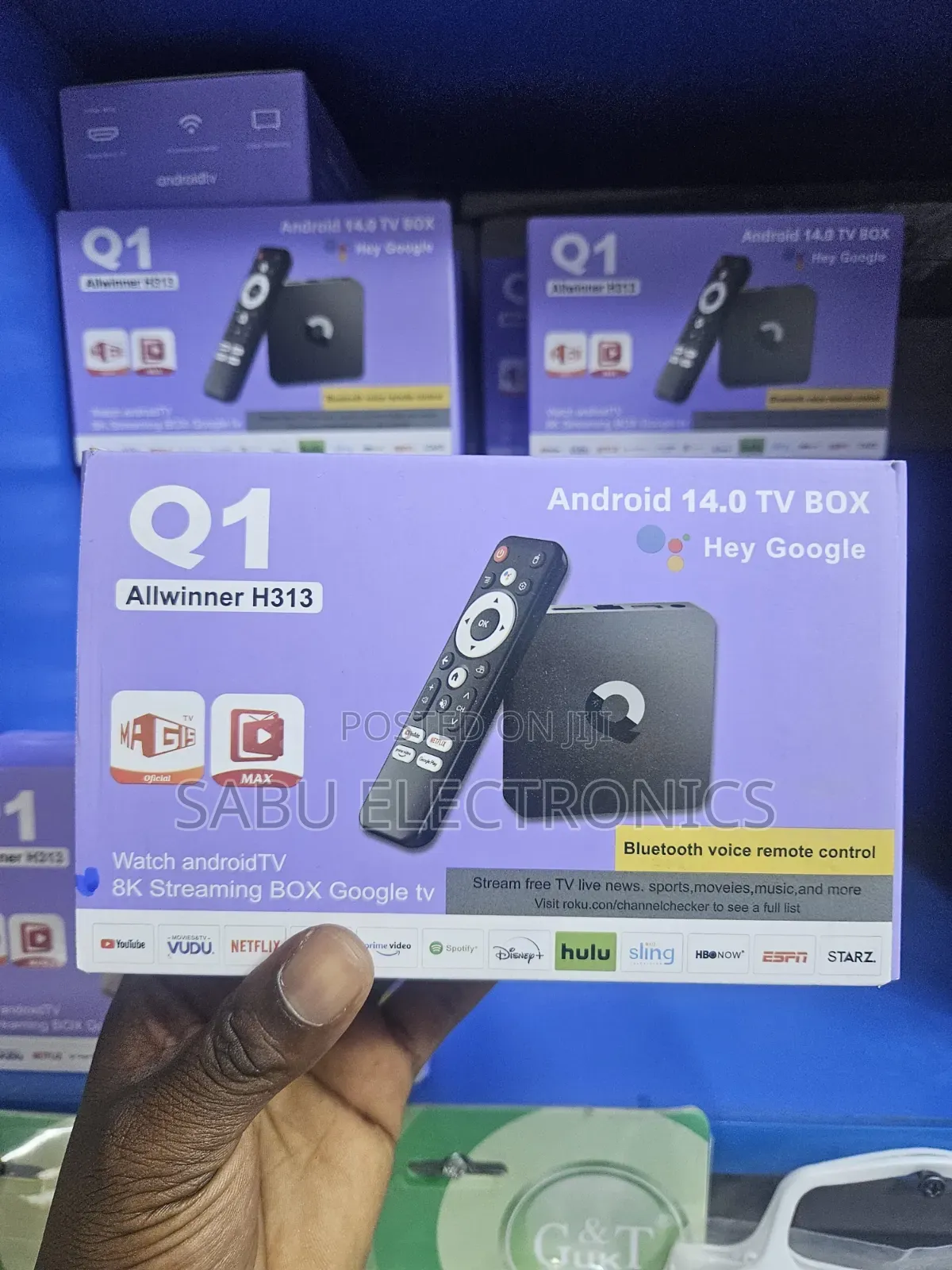 Q1 Allwinner H313 Android TV Box With Bluetooth