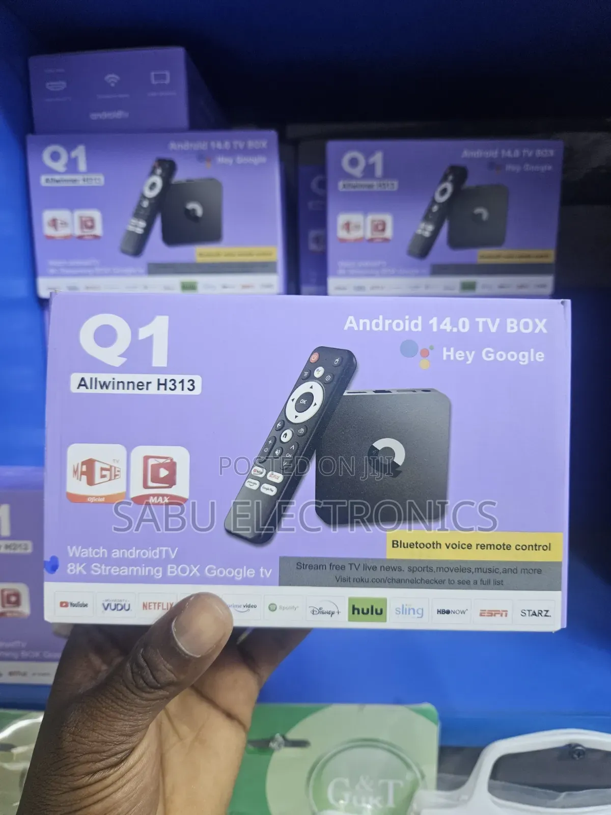 Q1 Allwinner H313 Android TV Box With Bluetooth