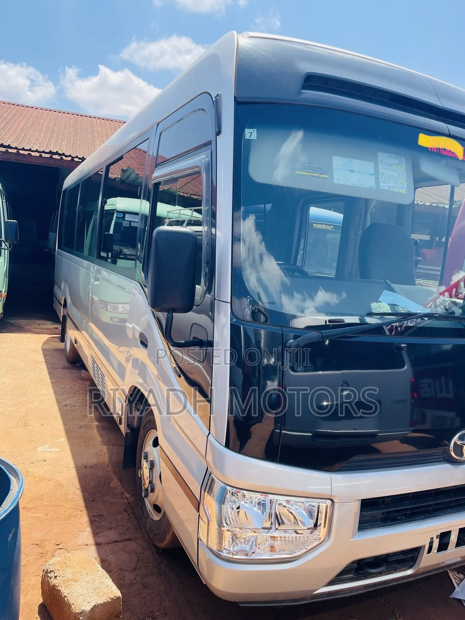 Toyota Coaster 2017 Silver