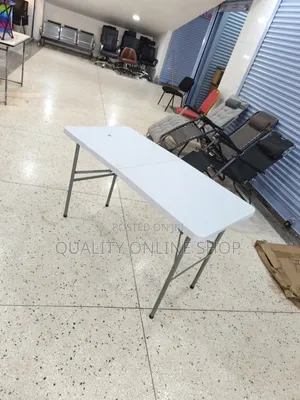 Metal Frame Foldable Plastic Table Plastic Table