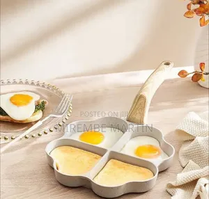4-Cup Nonstick Heart-Shaped Egg Frying Pan