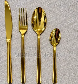 Gold Stainless Steel Flatware
